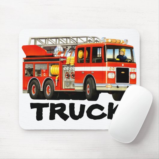 Löschfahrzeug Mousepad (Mit Mouse)