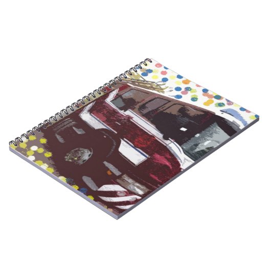 Löschfahrzeug Notizblock (Linke Seite)