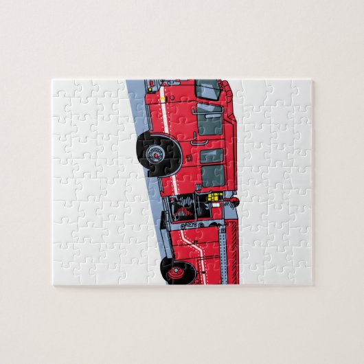 Löschfahrzeug Puzzle (Horizontal)