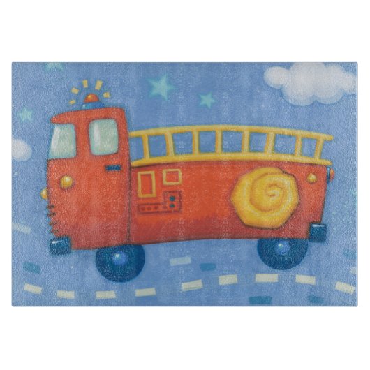 Löschfahrzeug Schneidebrett (Vorderseite)