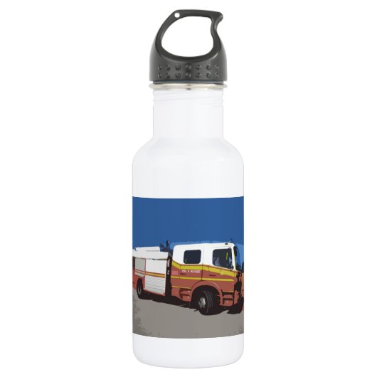 Löschfahrzeug Trinkflasche (Vorderseite)