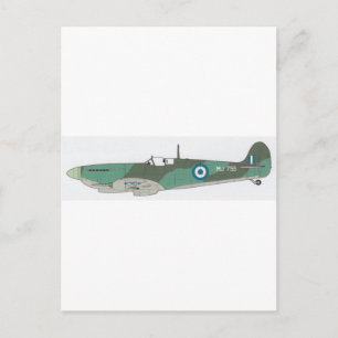 Löschflugzeug Postkarte