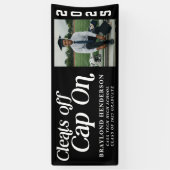 Löscht aus, Cap on Athlete Abschluss Foto Banner (Vertikal)