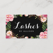 Löscht Skript von Makeup Artist Blush Floral Wrap Visitenkarte (Vorderseite)