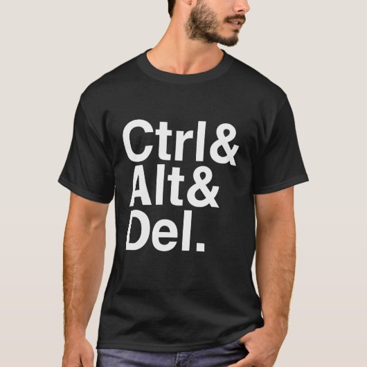 Löschung Ctrl Alt Del der Kontrollen-Alt T-Shirt (Vorderseite)