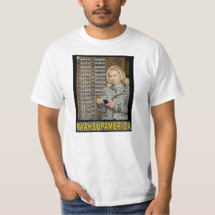 Löschungs-Löschungs-Löschungs-… Löschung Hillary T-Shirt