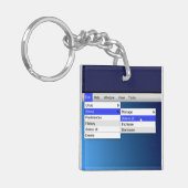 Löschungsdruck Schlüsselanhänger (Vorderseite links)