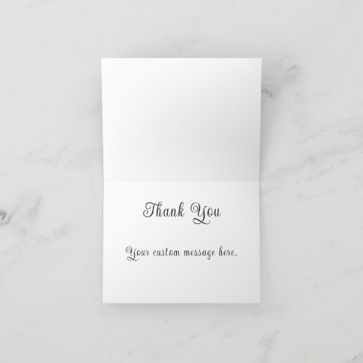 Lose Abstrakte Rote Felder Wasserfarben Dankeskarte (Innenseite)