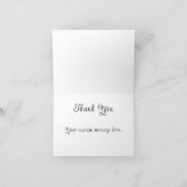 Lose Abstrakte rote Felsen Cornflowers Wasserfarbe Dankeskarte (Innenseite)