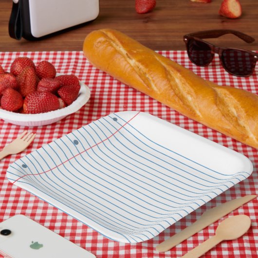 Lose Blätterplatte für Zurück zur Schule Pappteller (Picknick)