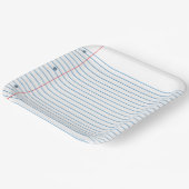 Lose Blätterplatte für Zurück zur Schule Pappteller (Gewinkelt)