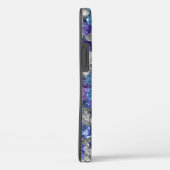 Lose blaue und Lila Edelsteine Case-Mate iPhone Hülle (Rückseite / Rechts)