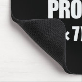 Löse das Problem 67 6 7 Meme Mathelehrer Sechs Sie Mousepad (Ecke)