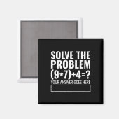 Löse das Problem 67 Sechs Sieben Lustiger Mathemat Magnet (Vorderseite/Rückseite)