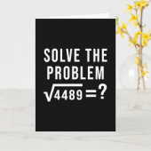 Löse das Problem 67 Six Seven Quadratwurzel 4489 S Karte (Gelbe Blume)
