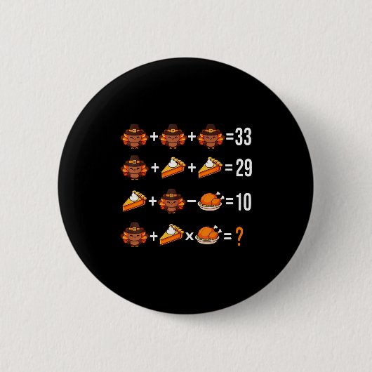 Löse das Problem Lustig 67 Meme Brainrot Mathe-Leh Button (Vorderseite)