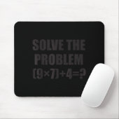 Löse das Problem Lustig 67 Meme Brainrot Mathe-Leh Mousepad (Mit Mouse)