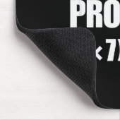 Löse das Problem, lustiger 67 Lehrer  Mousepad (Ecke)