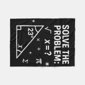 Löse das Problem Lustiger Mathe 67 Meme Lehrer Sch Fleecedecke (Vorderseite (Horizontal))