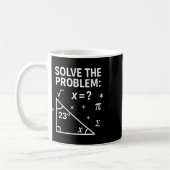 Löse das Problem Lustiger Mathe 67 Meme Lehrer Sch Kaffeetasse (Links)