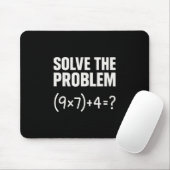 Löse das Problem Lustiger Mathe 67 Meme Lehrer Sch Mousepad (Mit Mouse)