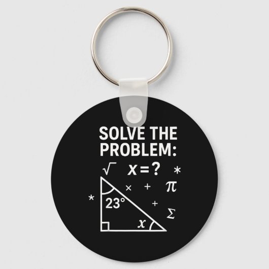 Löse das Problem Lustiger Mathe 67 Meme Lehrer Sch Schlüsselanhänger (Vorderseite)