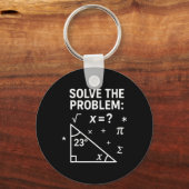 Löse das Problem Lustiger Mathe 67 Meme Lehrer Sch Schlüsselanhänger (Vorderseite)