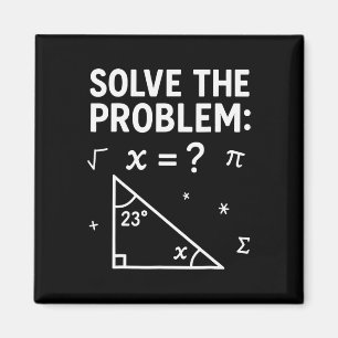 Löse das Problem, mach die Mathe 67 Meme Lustiger Magnet