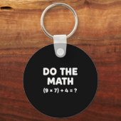 Löse das Problem, mach die Mathe 67 Meme Lustiger Schlüsselanhänger (Vorderseite)