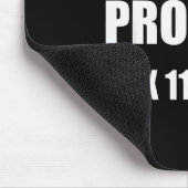 Löse das Problem Mathelehrer-Witz 67 Lustige Sechs Mousepad (Ecke)