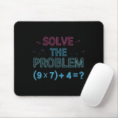 Löse das Problem Rechne die Mathe 67 Meme Lustiger Mousepad (Mit Mouse)