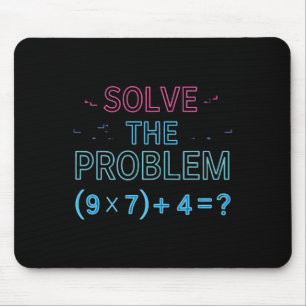 Löse das Problem Rechne die Mathe 67 Meme Lustiger Mousepad