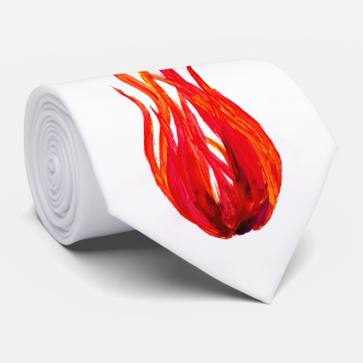 Lose der Feuer-Krawatte Krawatte (Gerollt)
