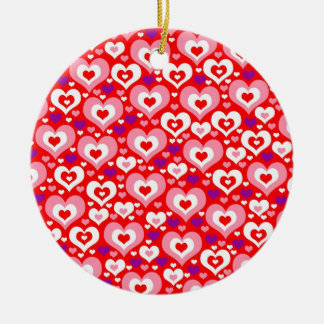 Lose der Herz-Valentinstag-Verzierung Keramikornament