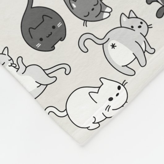 Lose der niedlichen fleecedecke (Ecke)