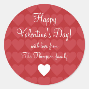 Lose des Liebe-Geschenk-Aufklebers Runder Aufkleber