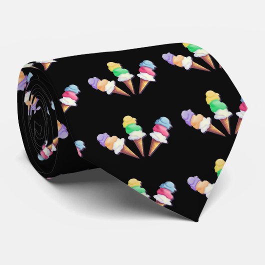 LOSE EISCREME-AROMEN durch SHARON SHARPE Krawatte (Gerollt)