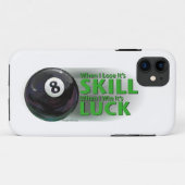 Lose Fertigkeit Gewinnen Luck 8 Ball Case-Mate iPhone Hülle (Rückseite (Horizontal))