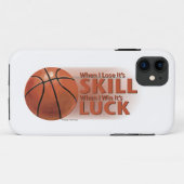 Lose Fertigkeit Win Luck Basketball Case-Mate iPhone Hülle (Rückseite (Horizontal))