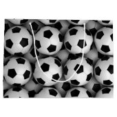 Lose Fußbälle Große Geschenktüte (Rückseite)