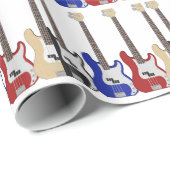 Lose Gitarren, Geschenkverpackung Geschenkpapier (Rolleneckpunkt)