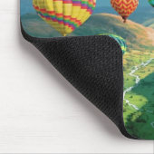 Lose Heißluft steigt Mousepad im Ballon auf (Ecke)