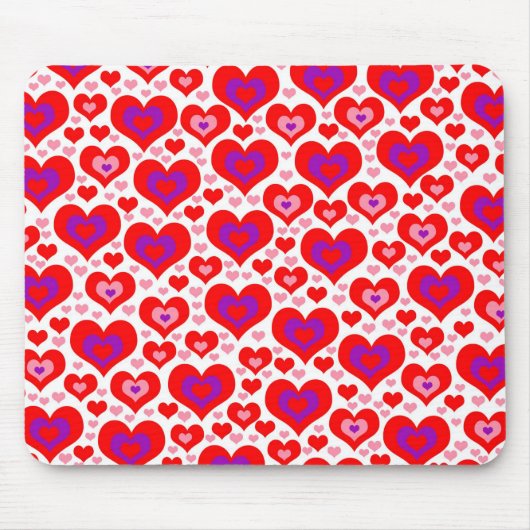 Lose Herzen Mousepad (Vorne)