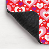 Lose Herzen Mousepad (Ecke)