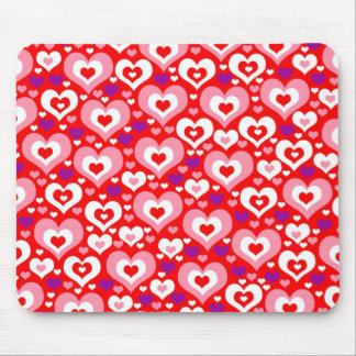 Lose Herzen Mousepad