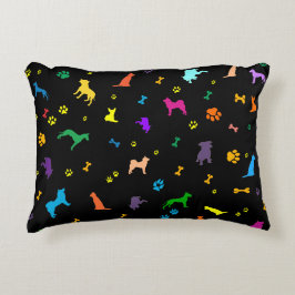 Lose Hunde - Hunde verfolgt Hunde - verfolgen Dekokissen