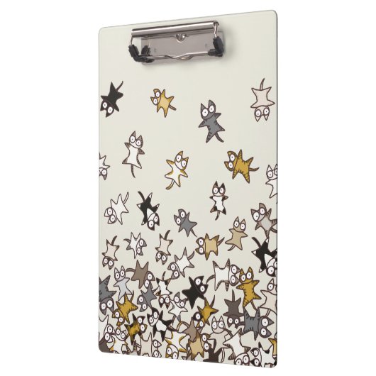 Lose Katzen Klemmbrett (Links)