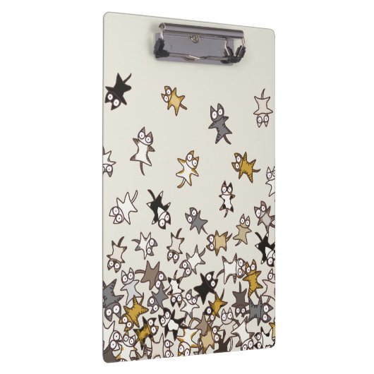 Lose Katzen Klemmbrett (Rechts)