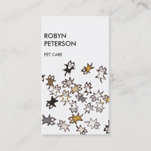 Lose Katzen Visitenkarte