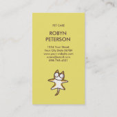 Lose Katzen Visitenkarte (Rückseite)